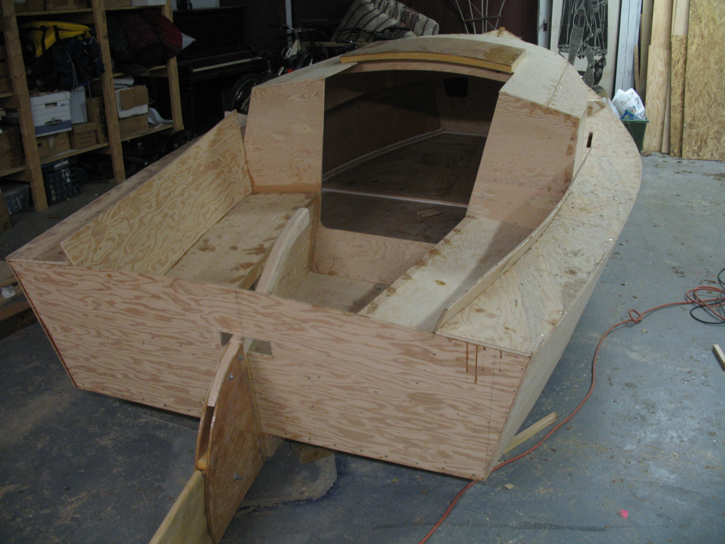 Building the Cabin and Seats Build a Boat, Sail Away